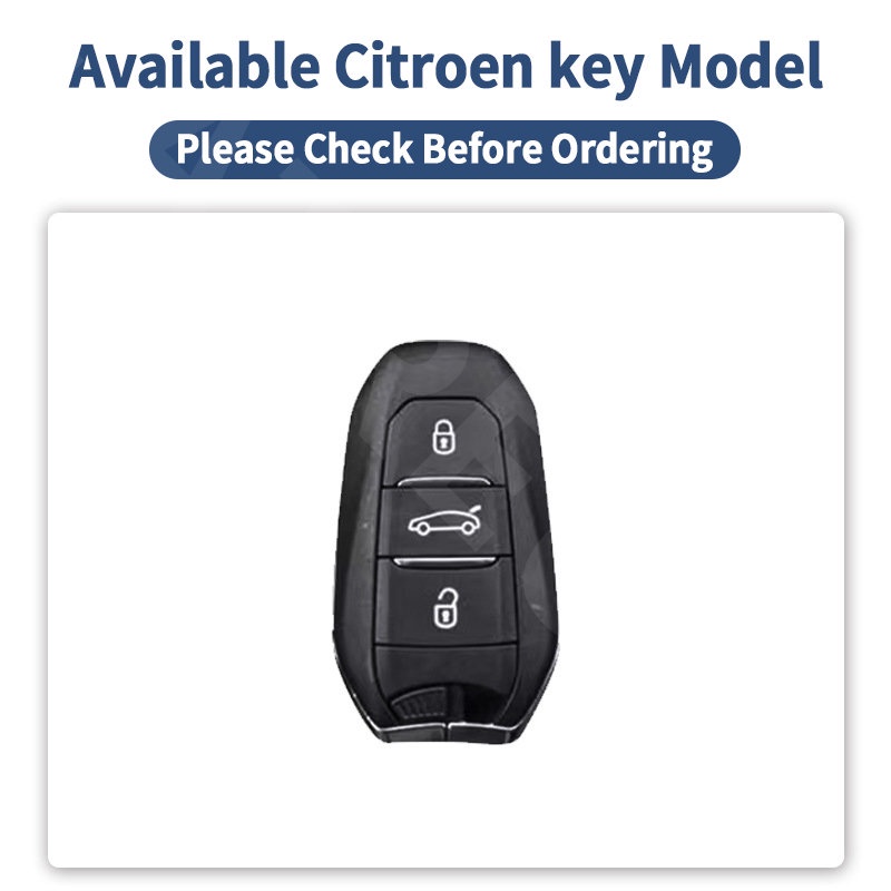 Citroen Zinc Alloy Kulit Case Kunci Mobil Full Wrap Cover Smart Key Protector Untuk Citroen c3 c4 c5