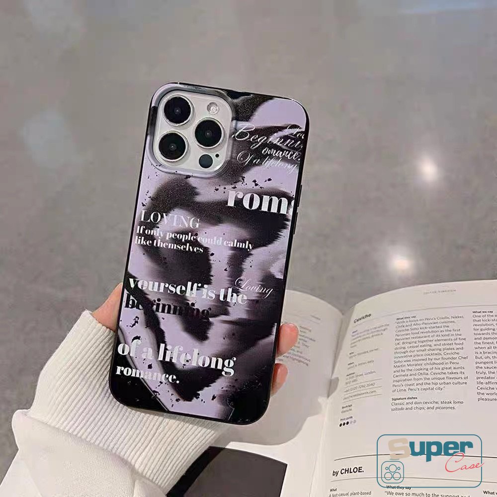 Casing Ponsel Kotak-Kotak Permen Berkilau Tahan Guncangan Kompatibel Untuk IPhone Xr7 8 Plus11 14 12 13 Pro Max X XS Max SE 2020 Kartun Fashion Art Gradasi Pola Warna-Warni Soft Cover