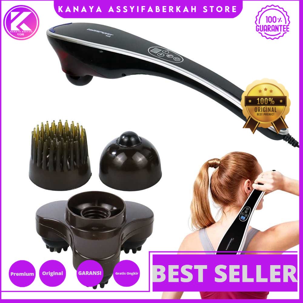 TaffSPORT Alat Pijat Elektrik Punggung Shiatsu Infrared Massager - 608