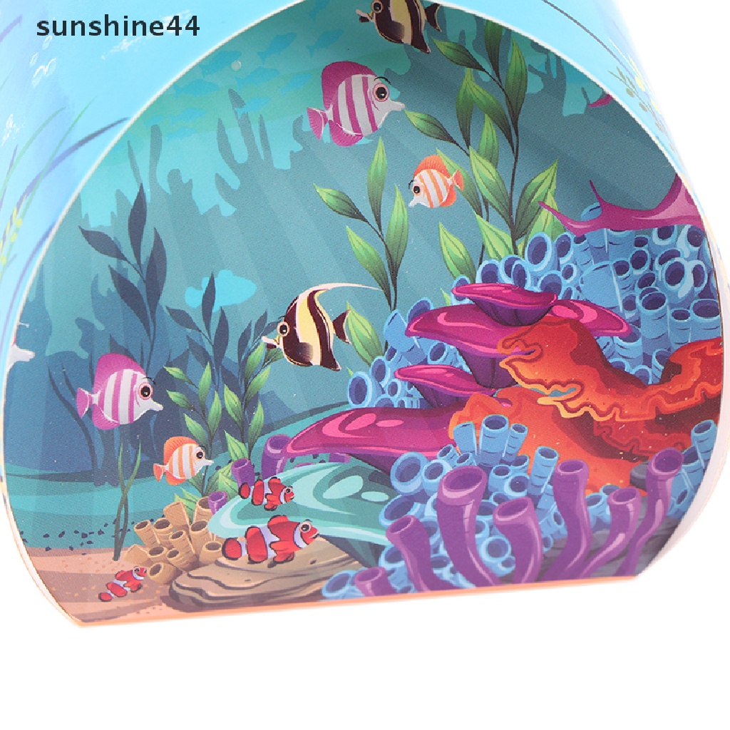 Sunshine 25 Pcs Mermaid Tail Pesta Ulang Tahun Tas Traktir Bawah Laut Bertema Permen Kotak ID