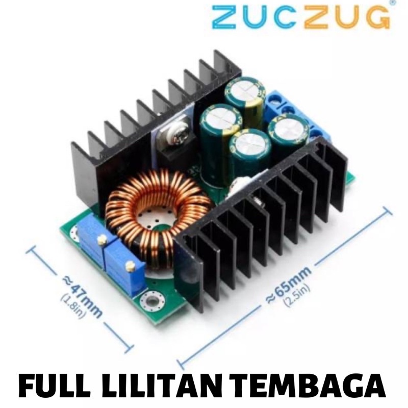 XL4016 300W 8A  DC-DC ADJUSTABLE STEP DOWN BUCK CONVERTER 5-40V TO 1.2-35V POWER SUPPLY [MBR]