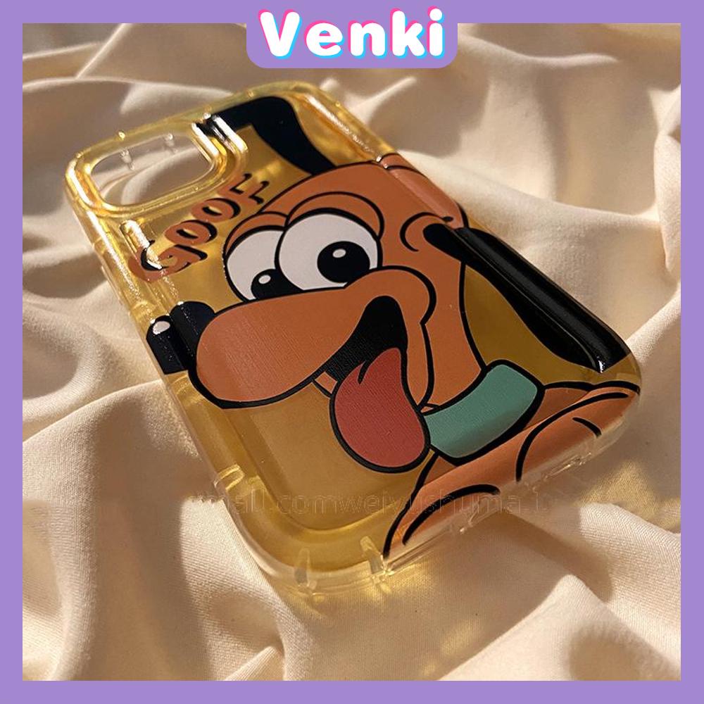 Case For iPhone 14 Pro Max Soft TPU Clear Brown Jelly Airbag Case Cute Cartoon Dog Camera Protection Shockproof For iPhone 14 13 12 11 Plus Pro Max 7 Plus X XR