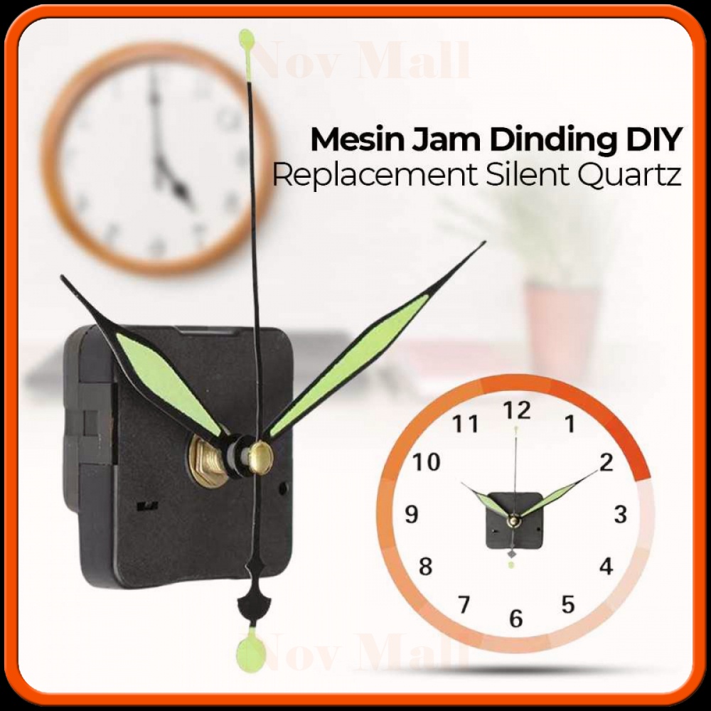 Mesin Jam Dinding DIY Replacement Silent Quartz -JD673