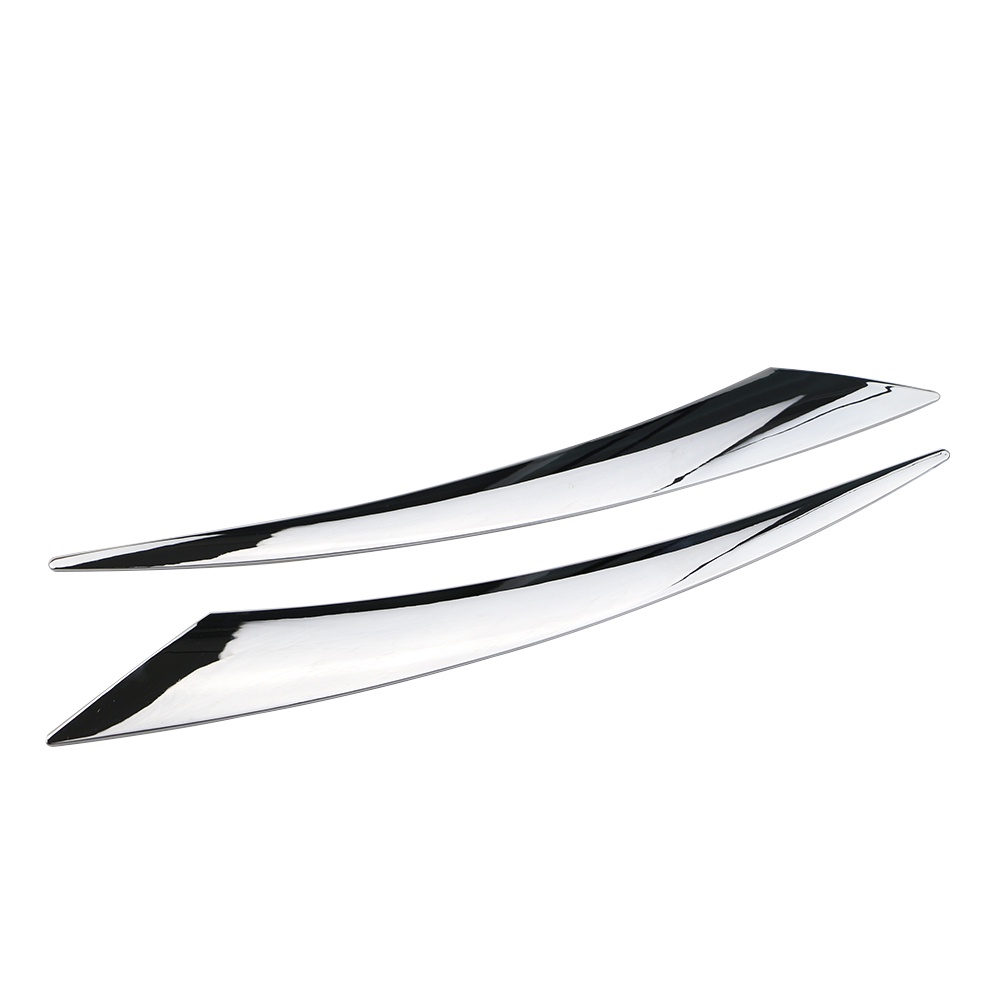 2pcs Chrome Headlight Trim Sticker Penutup Dekorasi Alis Lampu Untuk Chevrolet Cruze Sedan 2009-2015 Aksesoris