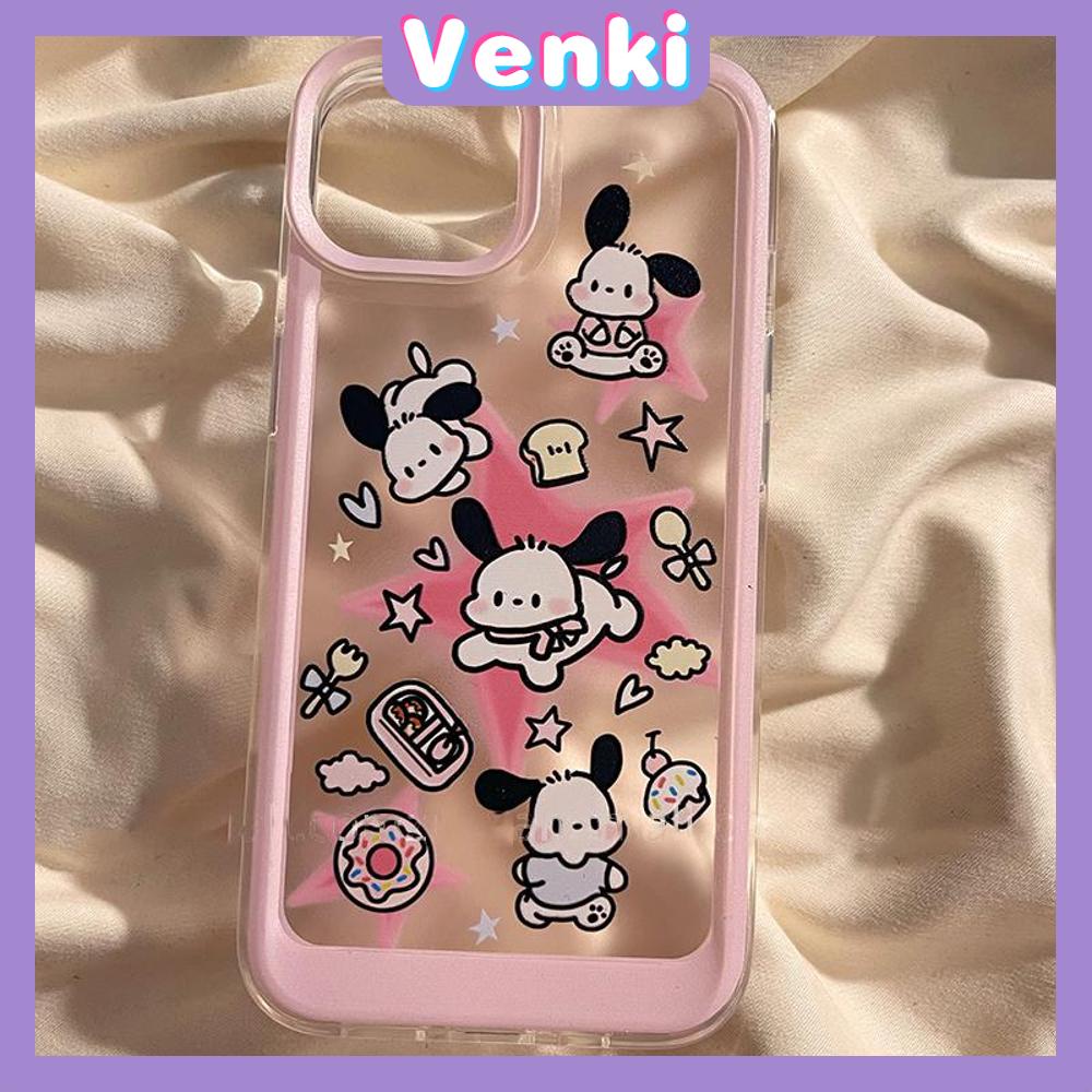 Case for iPhone 11 SOFT TPU Clear Space Case Cute Cartoon Puppy Case Plating Buttons Camera Protection ShockProof for iPhone 14 13 12 12 Plus 6 8 Plus XR XSS