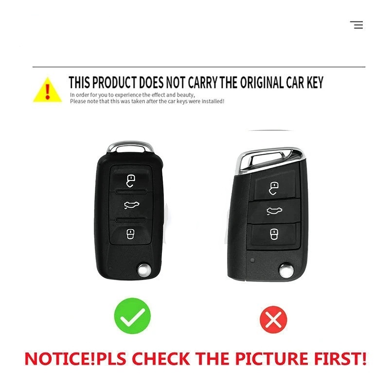 Tas Kunci Karet Lembut TPU Case Kunci Flip Mobil Rumah Kunci Anti Gores Case Kunci Mobil Cover Kunci Shell Portable Full Coverage Key Box Untuk Model Volkswagen VW