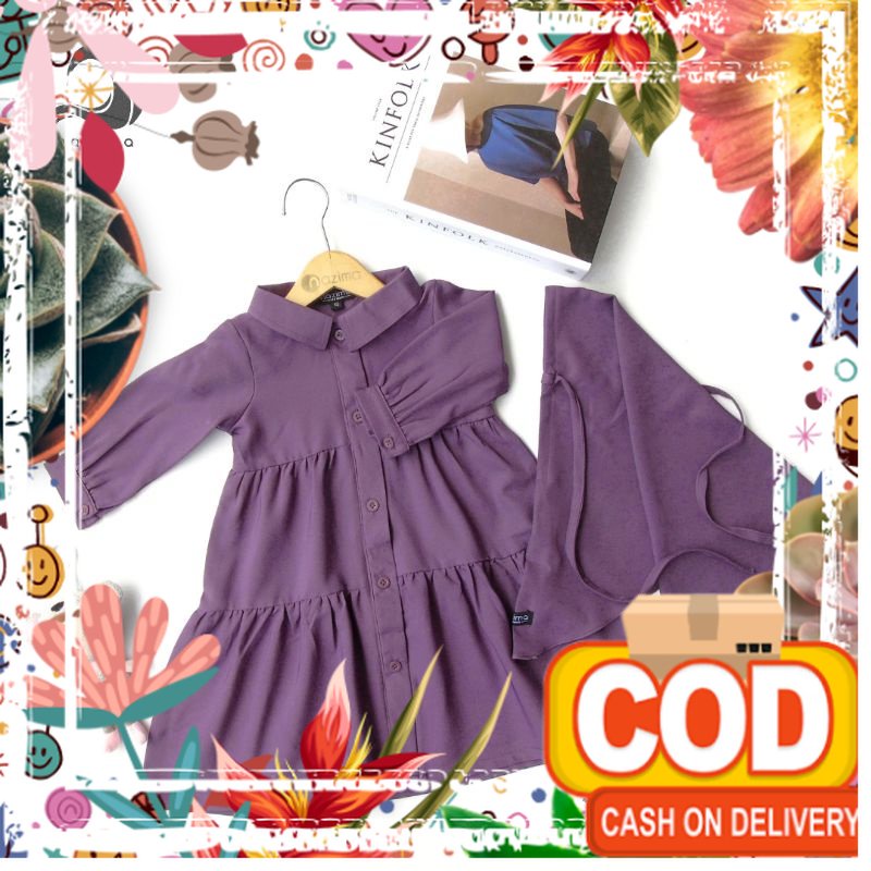 Nazima Gamis Anak Amira Set / Ramadhan sale