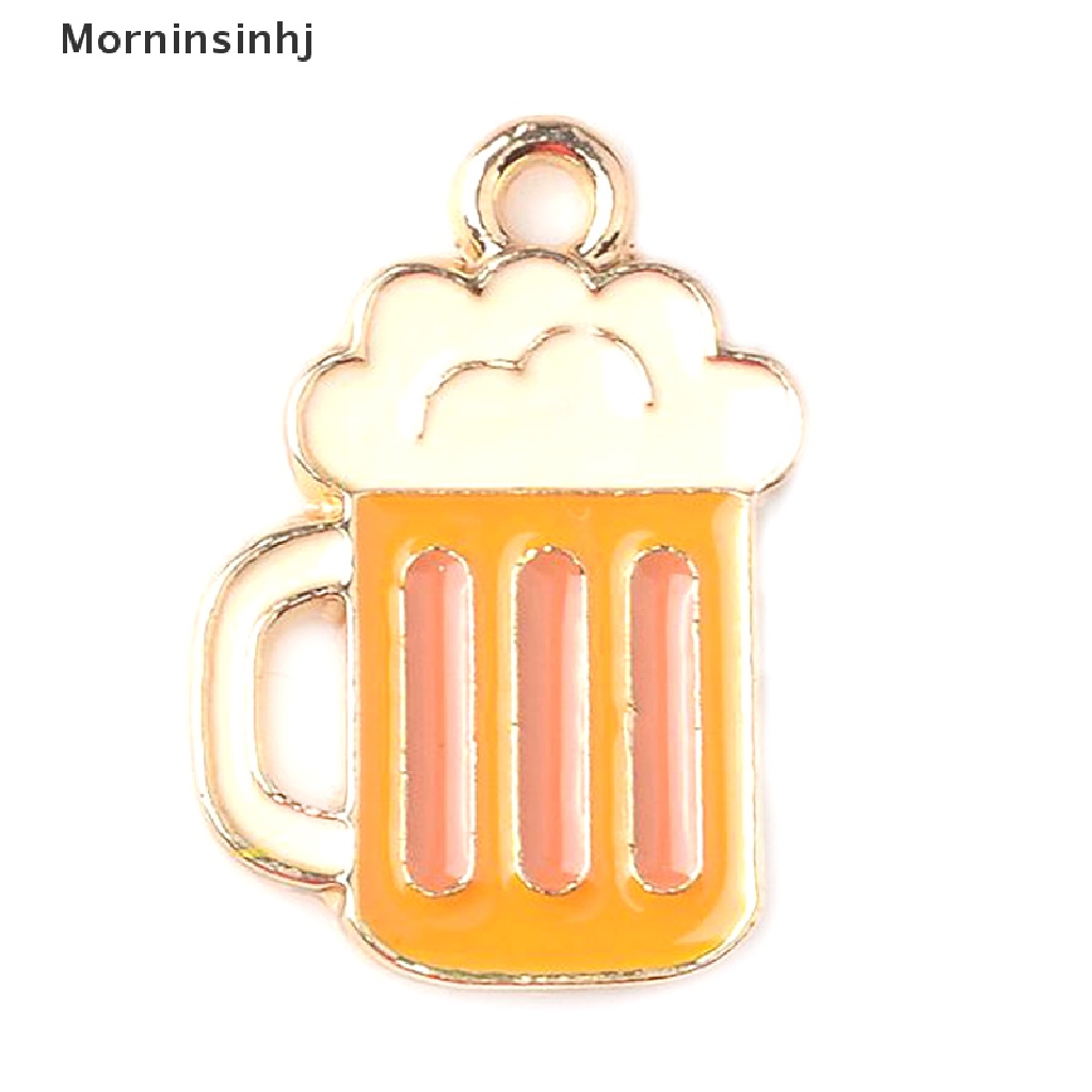 Mornin 10Pcs/Set Enamel Alloy Kapal Roket Bintang Ch Liontin Perhiasan DIY Membuat Craft id