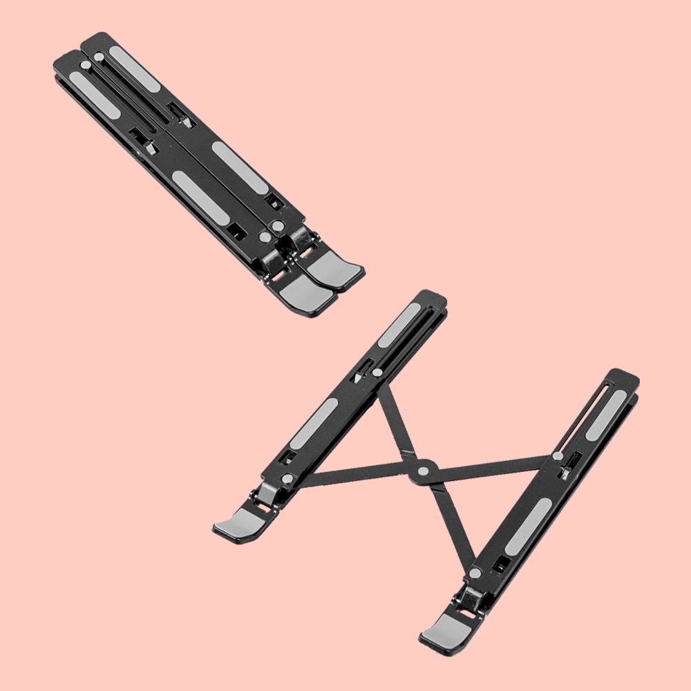 Laptop Stand Riser Foldable Adjustable Aluminium - N3