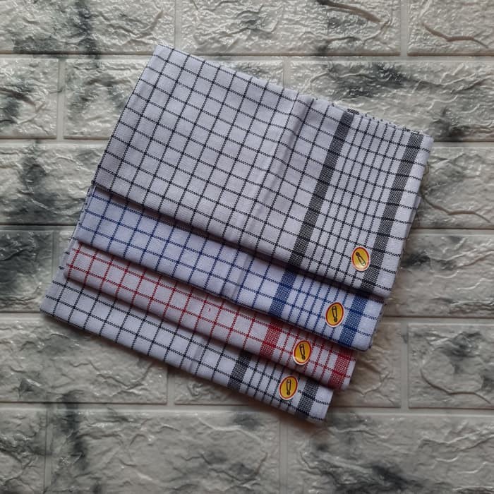 Serbet Dapur Kain Lap Tangan Kotak/per lusin