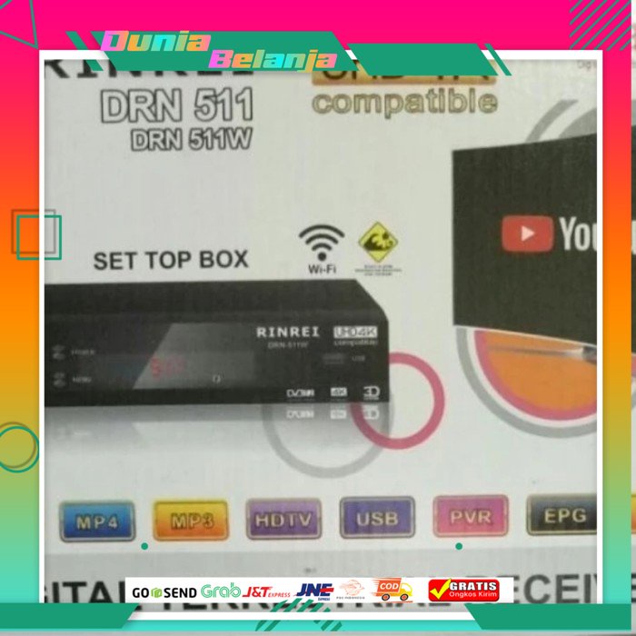 SET TOP BOX Rinrei DRN-511W tv digital