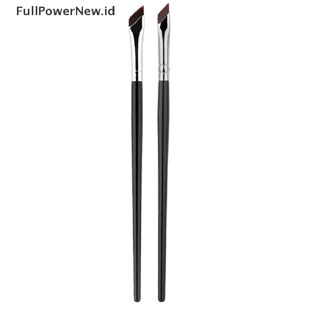 Power Upgrade Blade Eyeliner Brush Sikat Alis Datar Sudut Sangat Tipis Halus Di Bawah ID