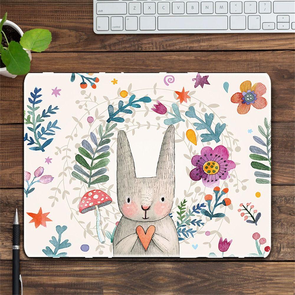 Agustinina Mouse Pad Laptop Non-Slip Almond Blossom Van Gogh Keyboard Pad Gaya Lukisan Minyak Desktop Pad