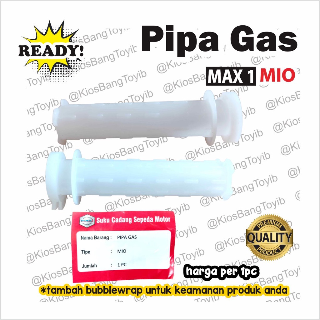 Pipa Gas Only Selongsong Putih Yamaha MIO JUPITER MX (MAX1)