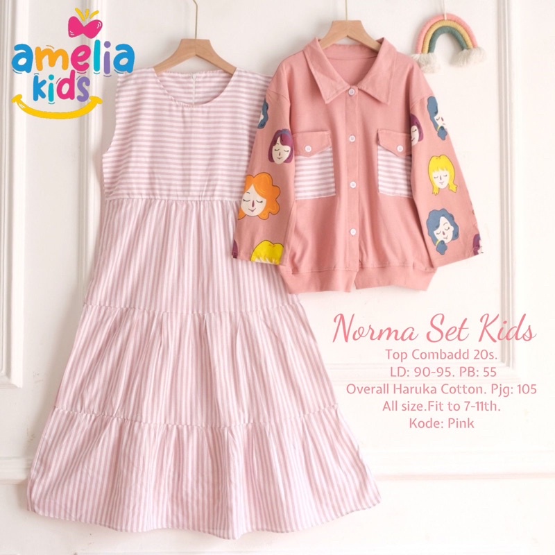 NORMA SET KIDS INNER SALUR FREE OUTER LUCU ANAK REMAJA