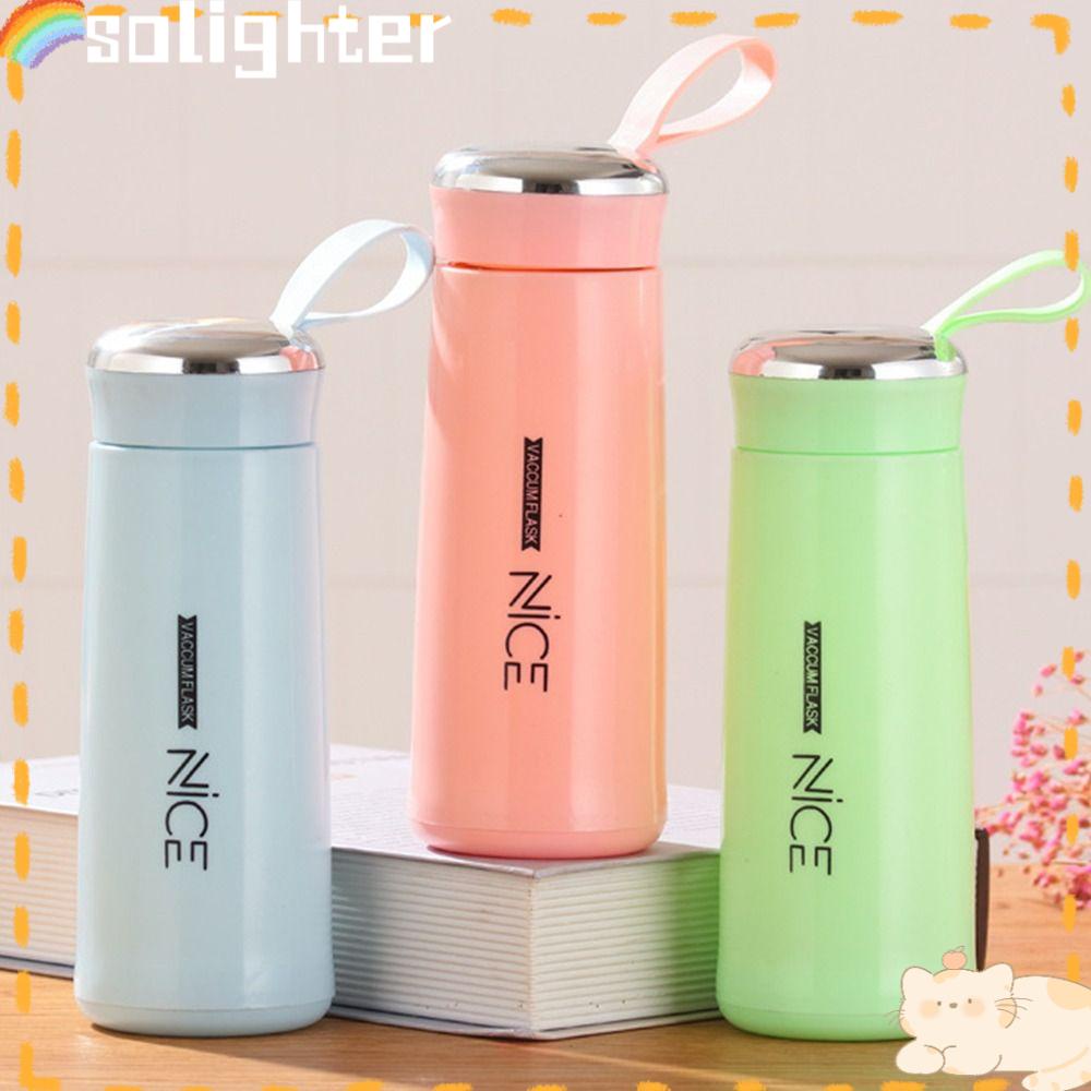 Solighter Termos Cangkir Tempat Minum 400ml Thermal Flask Nyaman