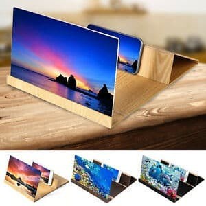 12in Mobile Phone Screen Magnifier 3D HD Video Amplifier Enlarge Scree murah