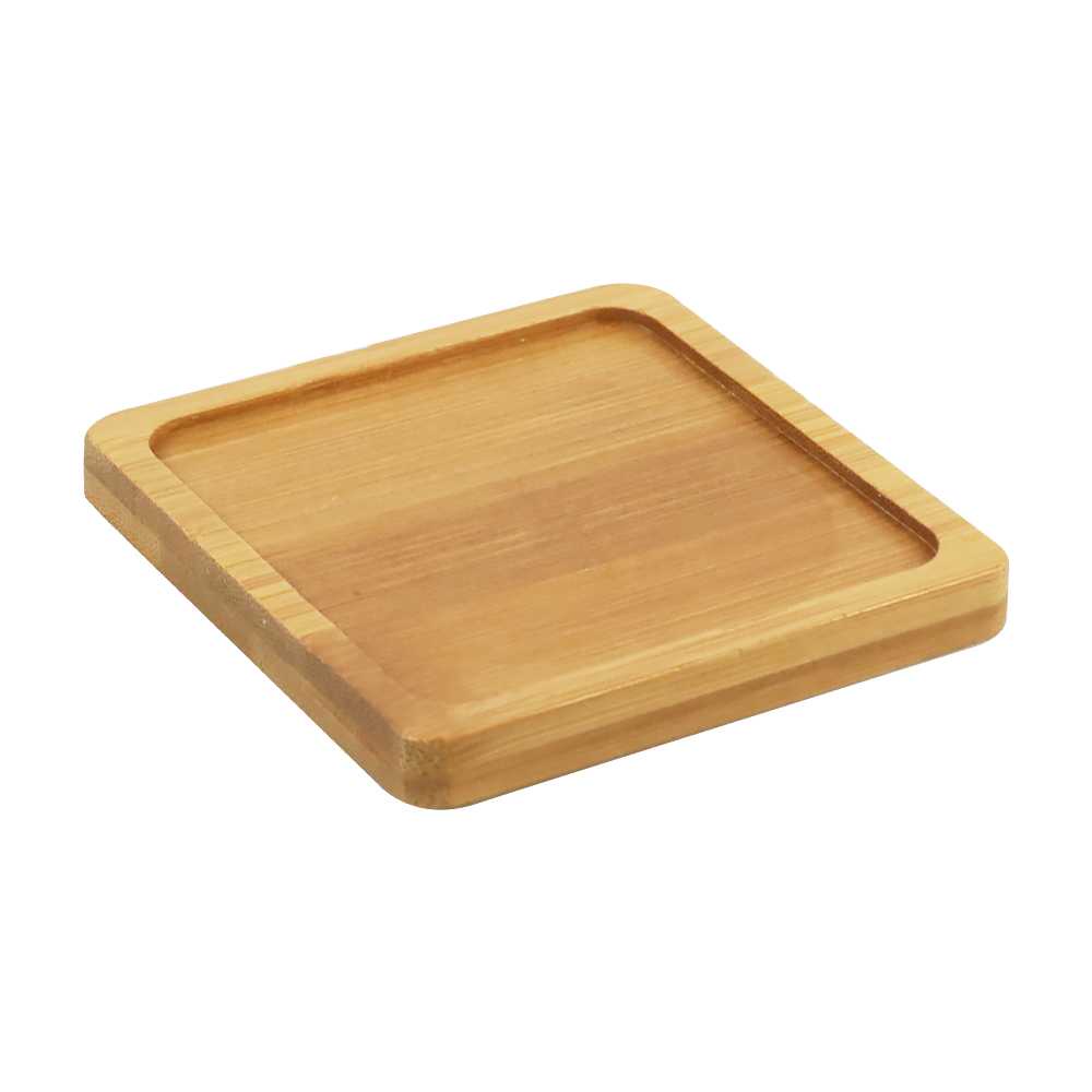 (BISA COD) FTIHSHP WITUSE Alas Tatakan Pot Tanaman Dekorasi Minimalis Bamboo Tray Persegi - EQF301