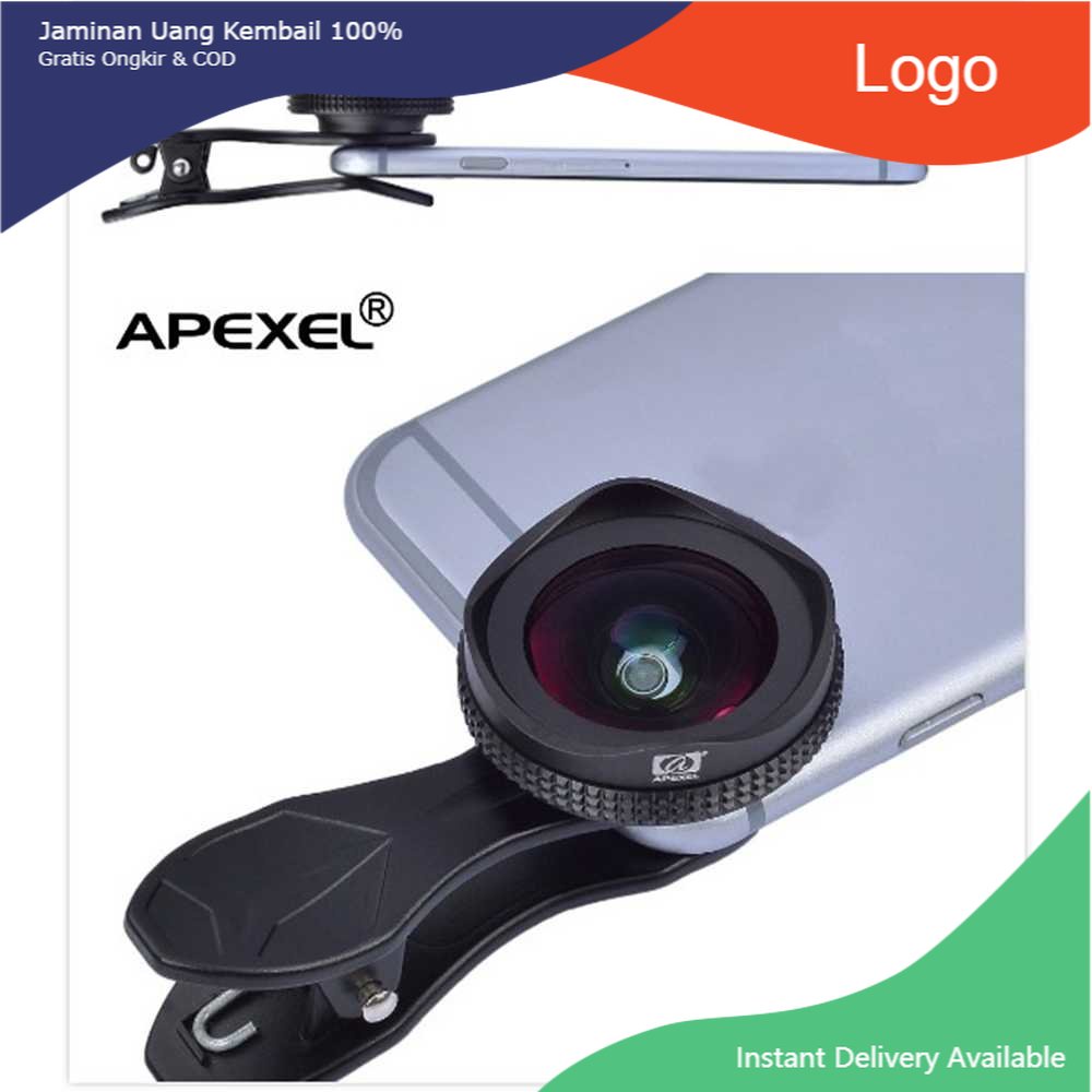APEXEL Lensa Super Wide Angle 16mm with CPL Lens - APL-16MMH