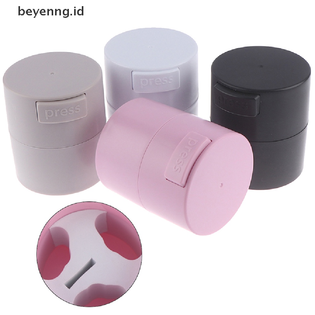Beyen Matte Wadah Penyimpanan Lem Bulu Mata Perekat Berdiri Karbon Aktif Sealed ID