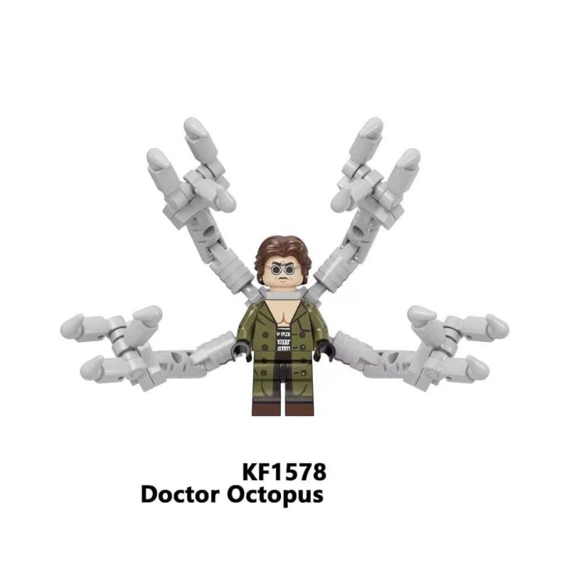 Marvel Avengers Captain America Dr. Octopus Building Block Star Lord Minifigure Series Rakitan Mainan Blok Bangunan