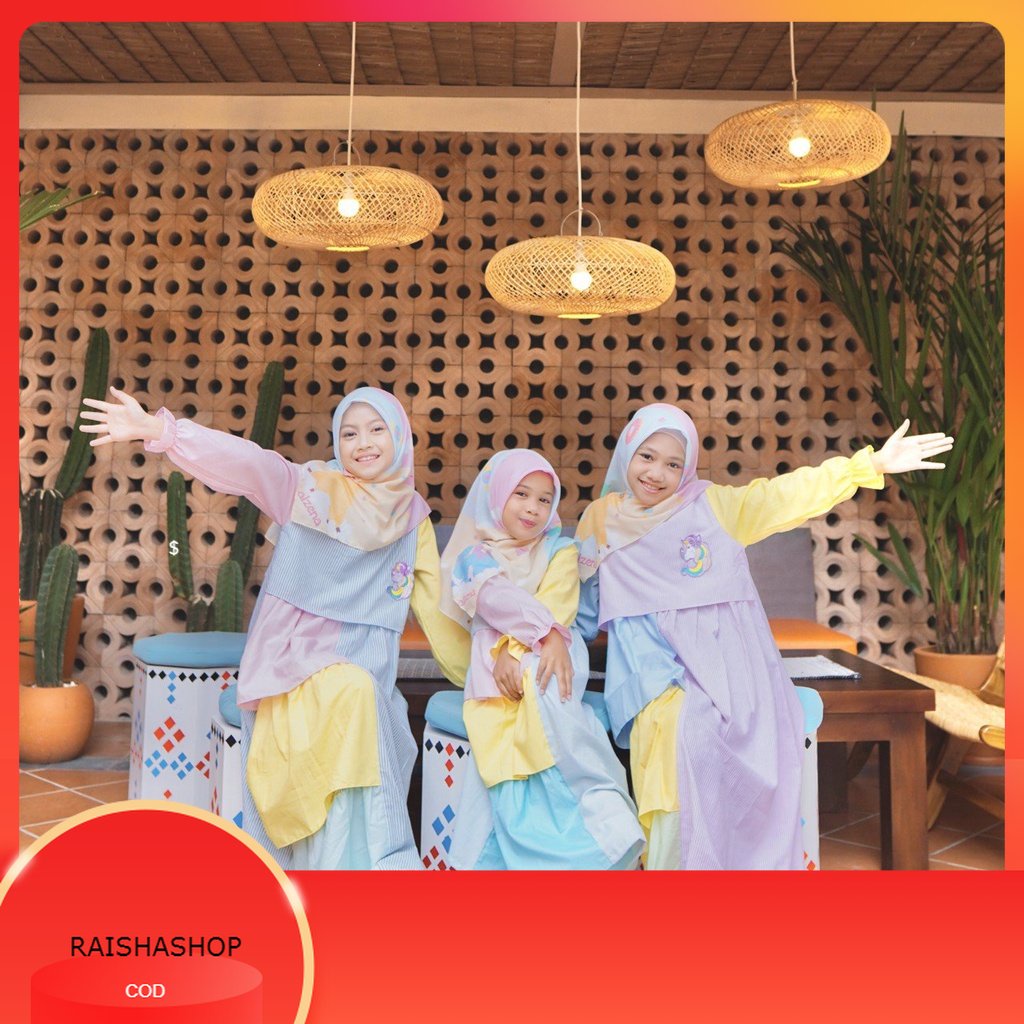 Baju Muslim Anak Gamis Anak Perempuan Dress Anak Sava Alzena Kids Moslem