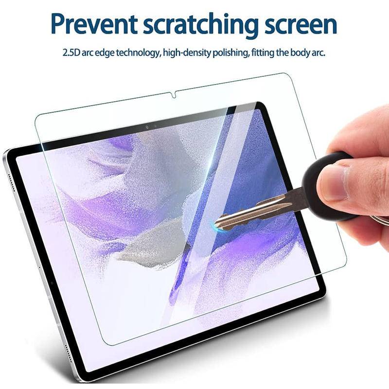 Untuk Samsung Galaxy Tab S8 S7 Plus Ultra S6 A7 Lite A8 S5e X900 X800 Tempered Glass Full Coverage Pelindung Layar Tablet Film Untuk Samsung Tab A 8.0 8.4 10.1 10.5 P350 T350 T590