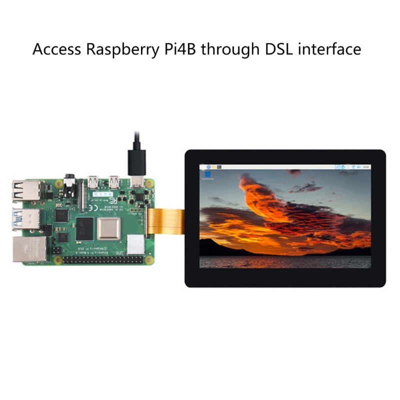 Zzz 50 5inch 800x480 IPS TFT MIPI DSI Multi-Touch Capacitive Touch Panel LCD Module Display Monitor Layar Untuk Raspber