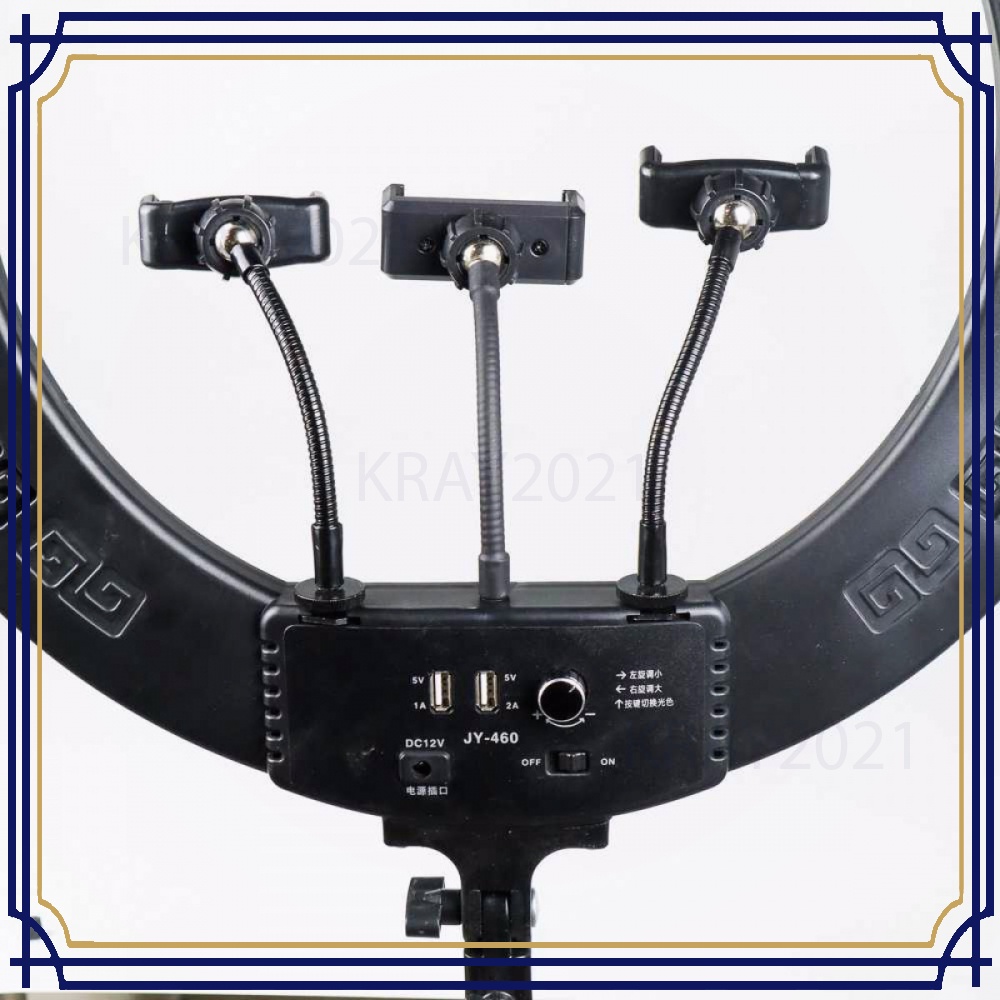 Lampu Halo Ring Light 18Inch with Holder, Remote, &amp; Tripod -SP224