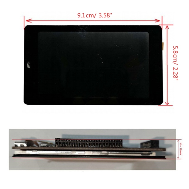 Zzz 35inch WT32-SC01 ESP32 Modul Layar LCD 320x480 Serial Port Display Wifi Bluetooth-Kompatibel 4MB SPI Flash 8MB P