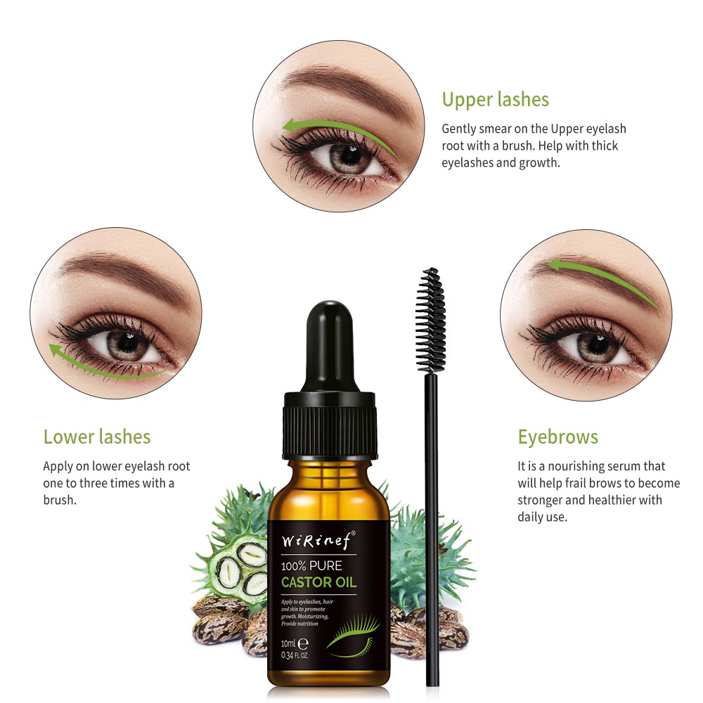 WiRinef Eyelash &amp; Eyebrow Growth Serum Penumbuh Bulu Mata dan Alis Pemanjang Bulu Mata Serum Alis Pelentik Bulu Mata 10ml Bulu Mata Tumbuh Cepat Dalam 7 hari (100% Original)