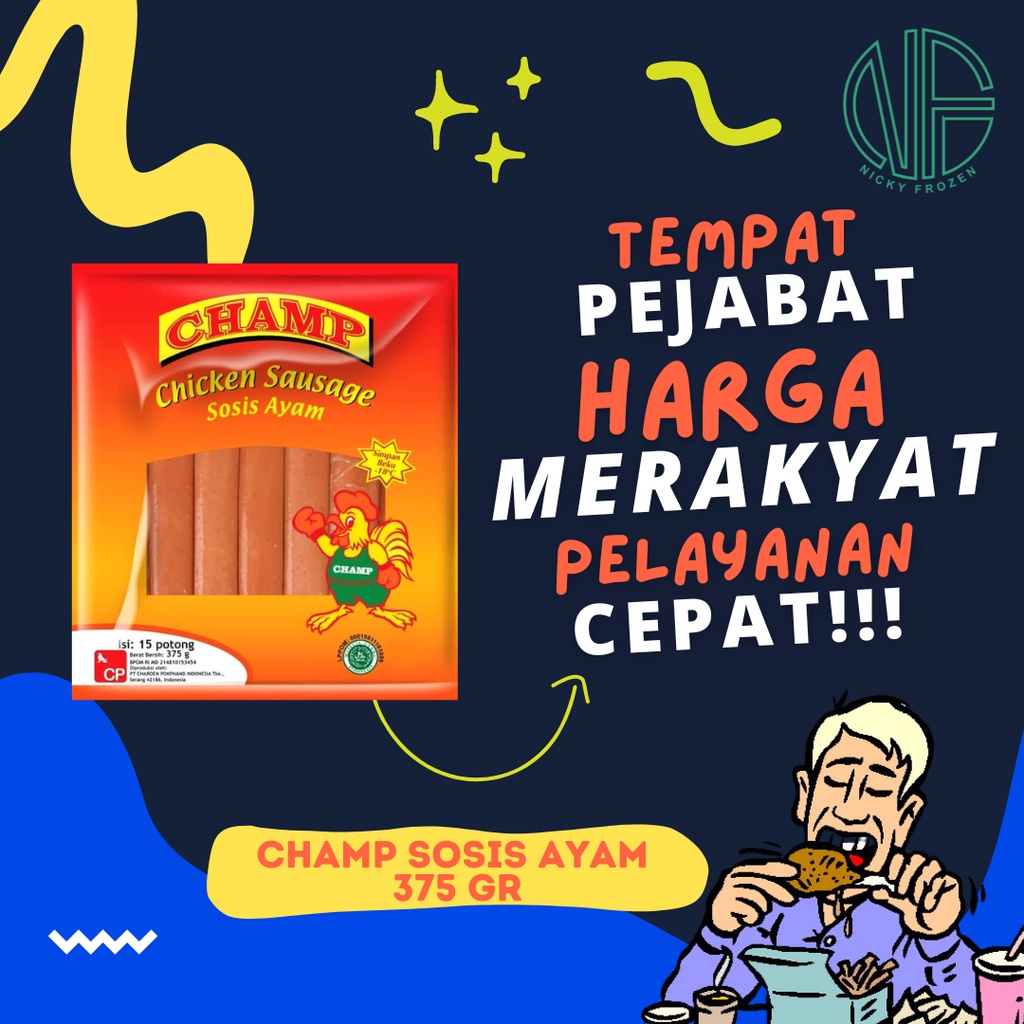 

CHAMP SOSIS AYAM 375gr