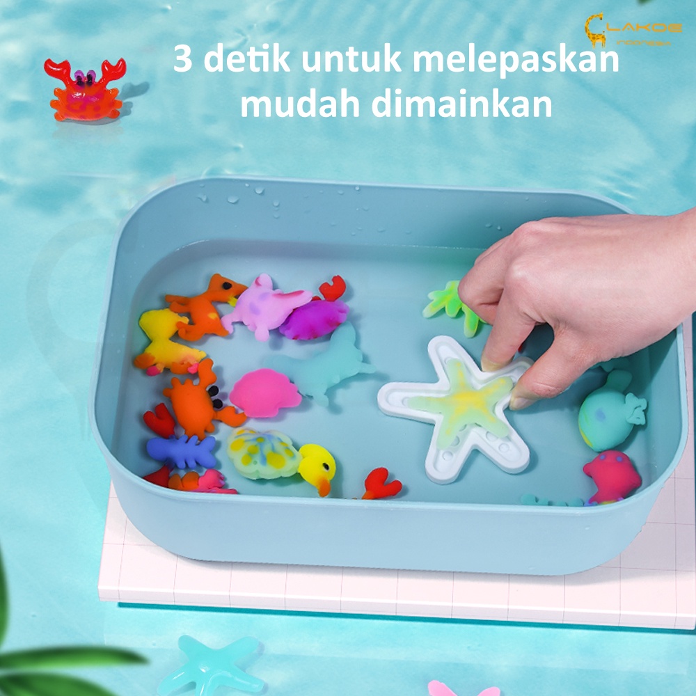 Lakoe Mainan Anak Magical Waterscape DIY Kreatif Jelly Mainan Edukasi Mainan Membuat prakarya