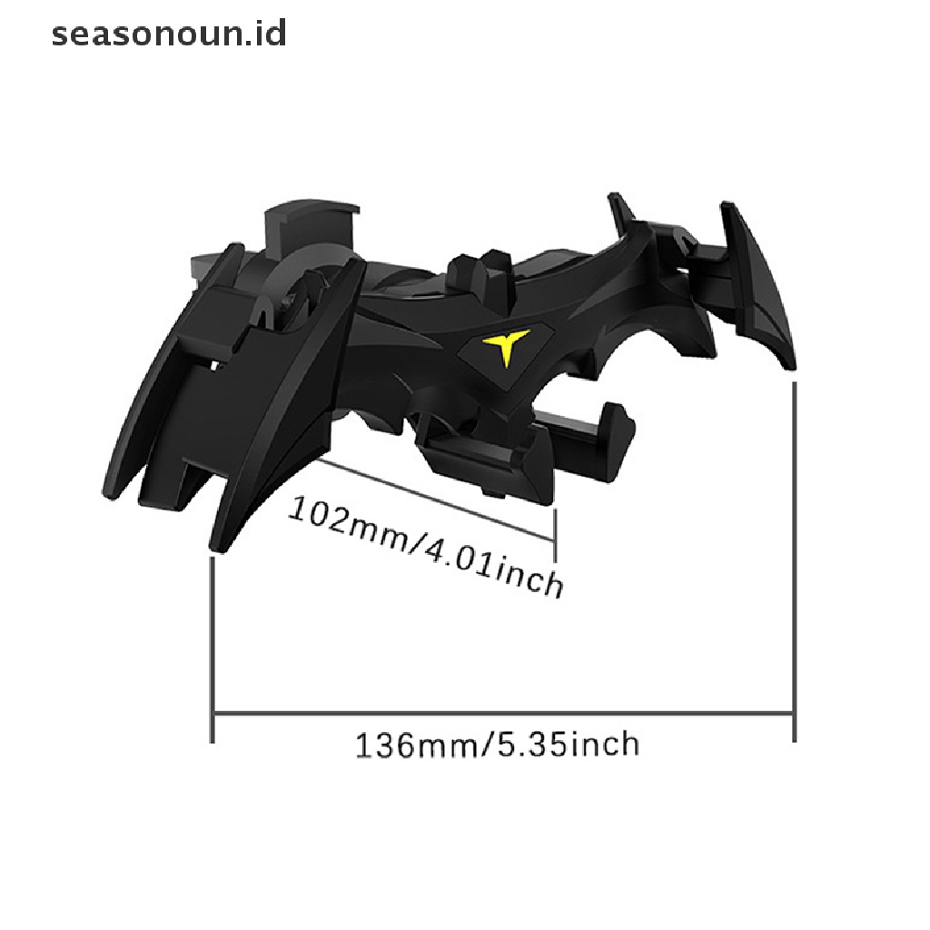 Seasonoun Berbentuk Kelelawar Gravity Buckle Type Car Phone Holder Dukungan Navigasi Stopkontak Udara.