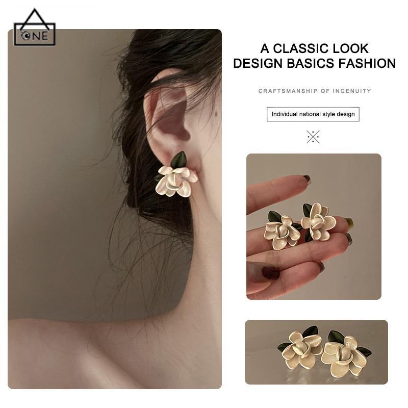 COD❤️Anting Stud Bentuk Bunga Korea Fashion Sederhana Gaya Untuk Wanita-A.one