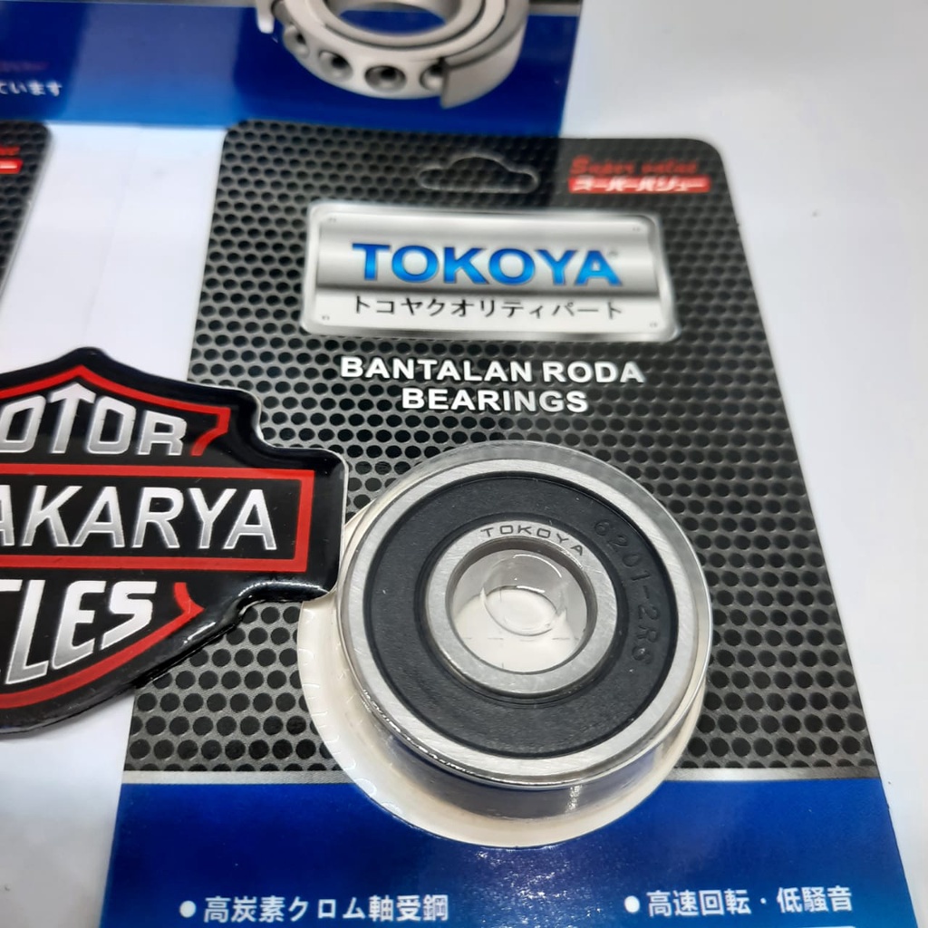 BEARING 6201 2RS LAKER LAHER RODA 1PC