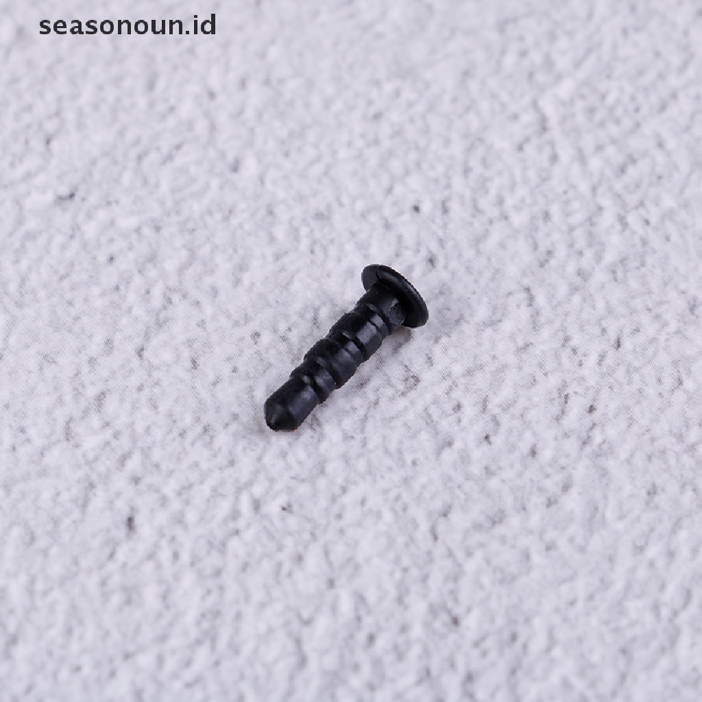 Seasonoun 10pcs plug Debu Plastik 3.5mm Earphone Aksesoris Telepon Tutup plug Tahan Debu  .