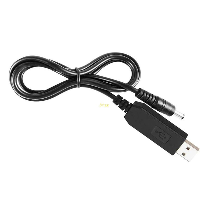 Btsg DC5V Ke 12V USB Cable Boost Converter Wifi Ke Powerbank Konektor Kabel Step Up Cord Untuk Router Wifi Modem Kipas Spe