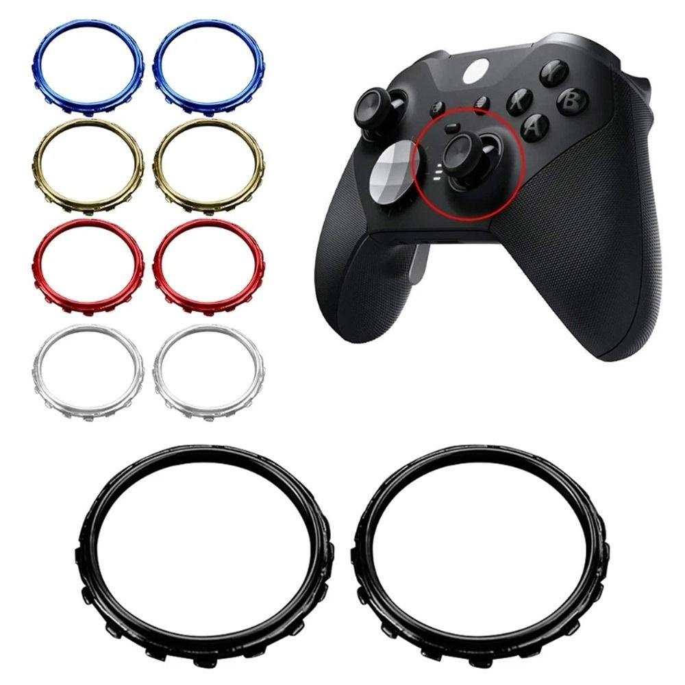 POPULAR Populer 4pcs Aksen Ring 2pcs Suku Cadang Pengganti Game Handle Controller Analog Untuk XBOX ONE ELITE