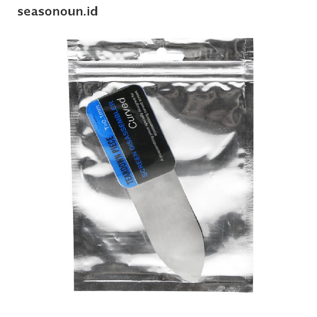 Seasonoun obile Phone Curved LCD Screen Spudger Opening Pry Card Tools Ultra Tipis Fleksibel.