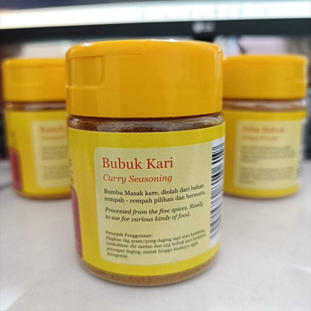 Koepoe Koepoe Rempah Bumbu Kari Jahe Kunyit Ketumbar 25 Gr Bubuk Herbs &amp; Spices Powder Halal