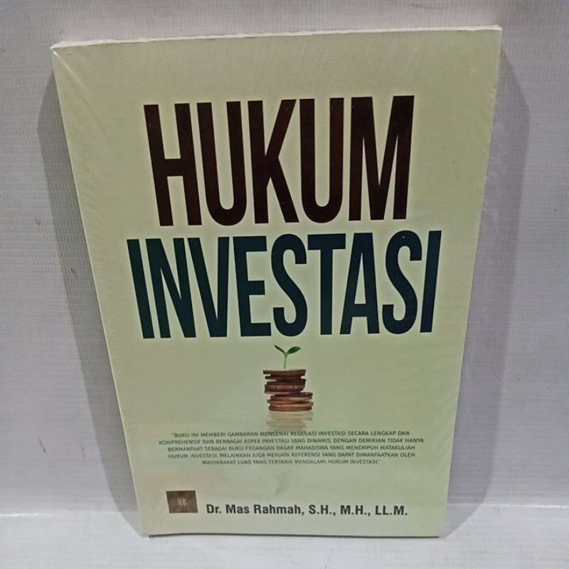 

buku hukum investasi