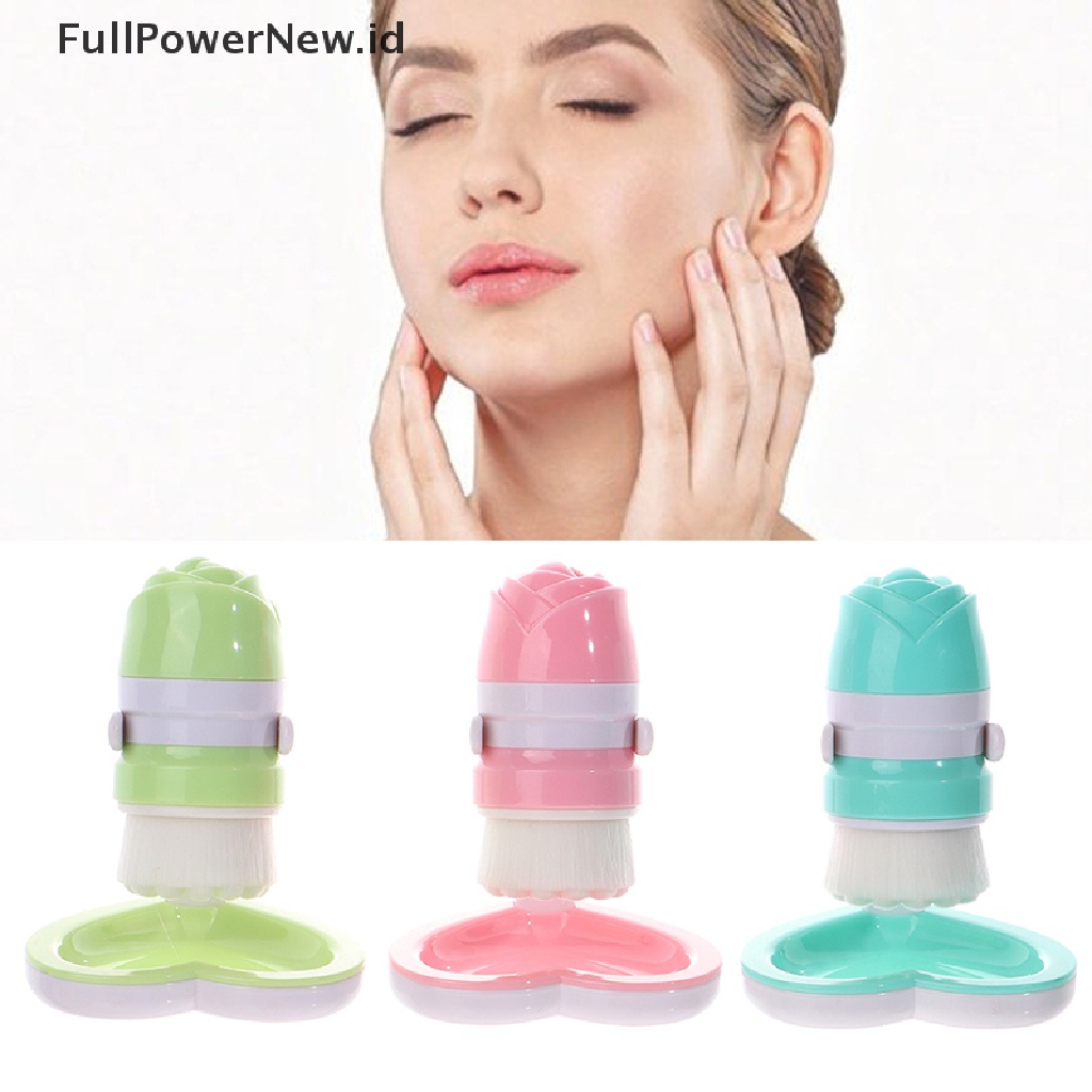 Power Hanging Cleansing Brush Sikat Pembersih Rambut Serat Dengan Alat Kecantikan ID