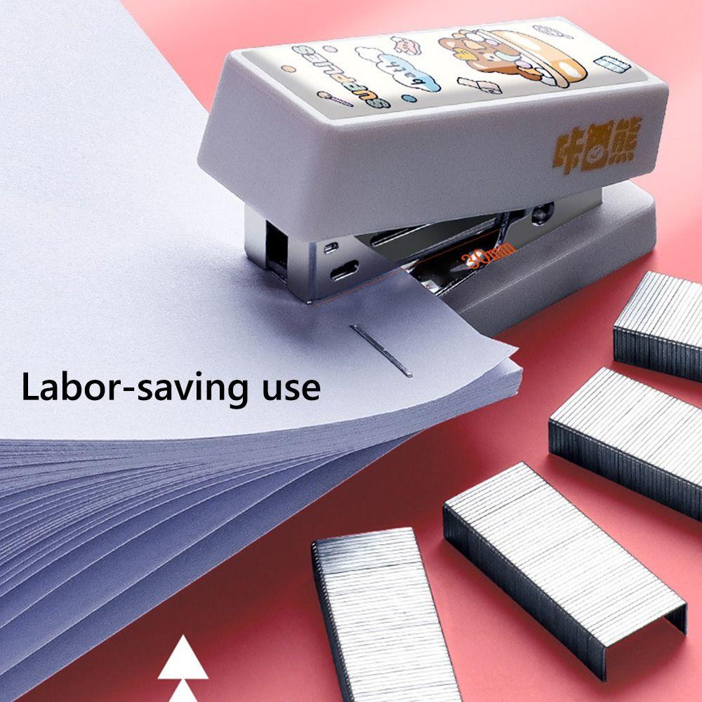 R-flower 2set Mini Stapler Metal Alat Tulis Kreatif Dengan 400PCS Staples