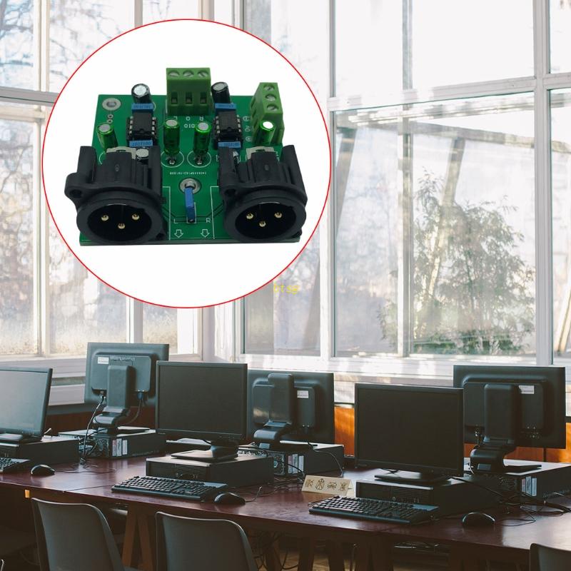 Papan Amplifier btsg Dual-channel Single-ended to Balanced Finishing Board Accessory