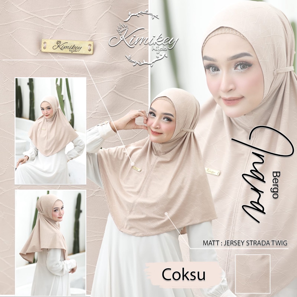 Bergo Simpel Inara Non Pad Bahan Jersey Strada Twig By Kimikey