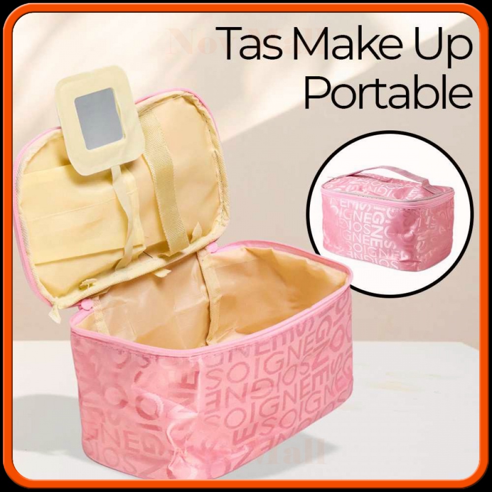 Tas Make Up Portable Organizer Make Up Pouch with Brush Slot -BT295