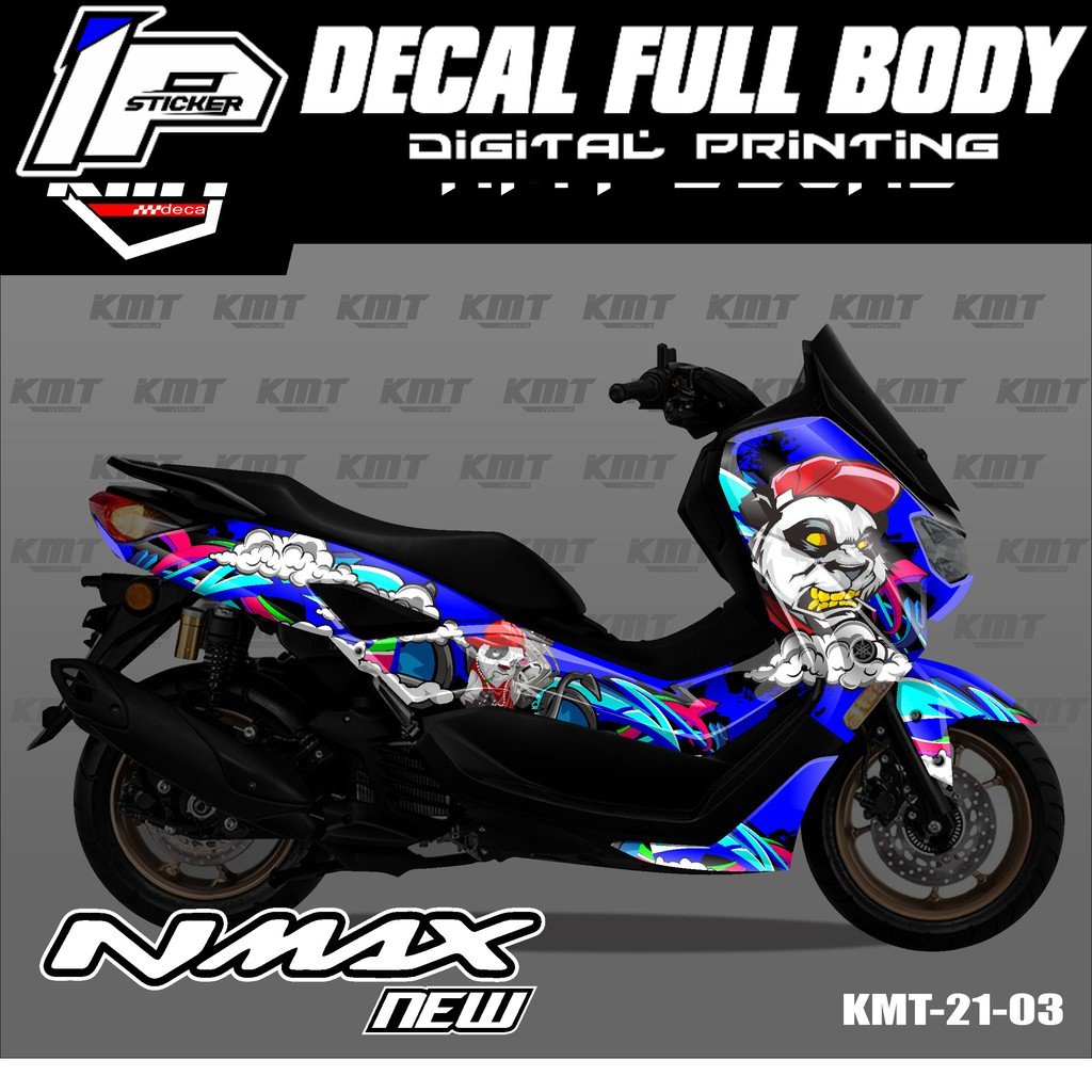 Decal Nmax Dekal Sticker Stiker Fullbody Nmax New Desain Full kmt-03