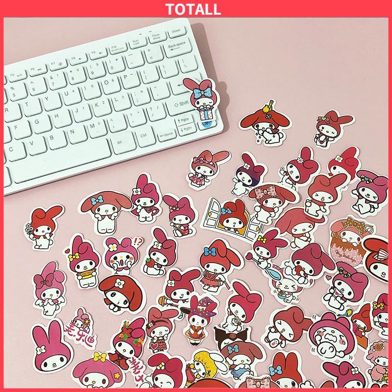 COD 60pcs Stiker Koromi，Waterproof Kartun，Sanrio MELODY -Totall