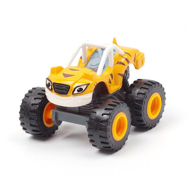 6pcs/set Blaze Mesin Mobil Mainan Rusia Miracle Crusher Truck Vehicles Figure Blazed The Monster Toy Untuk Hadiah Anak